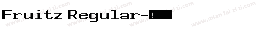 Fruitz Regular字体转换